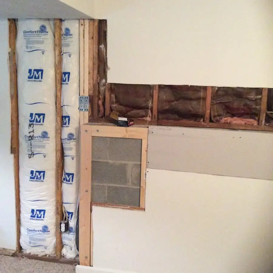 Wall insulation replacement during Structural Drying in Fremont